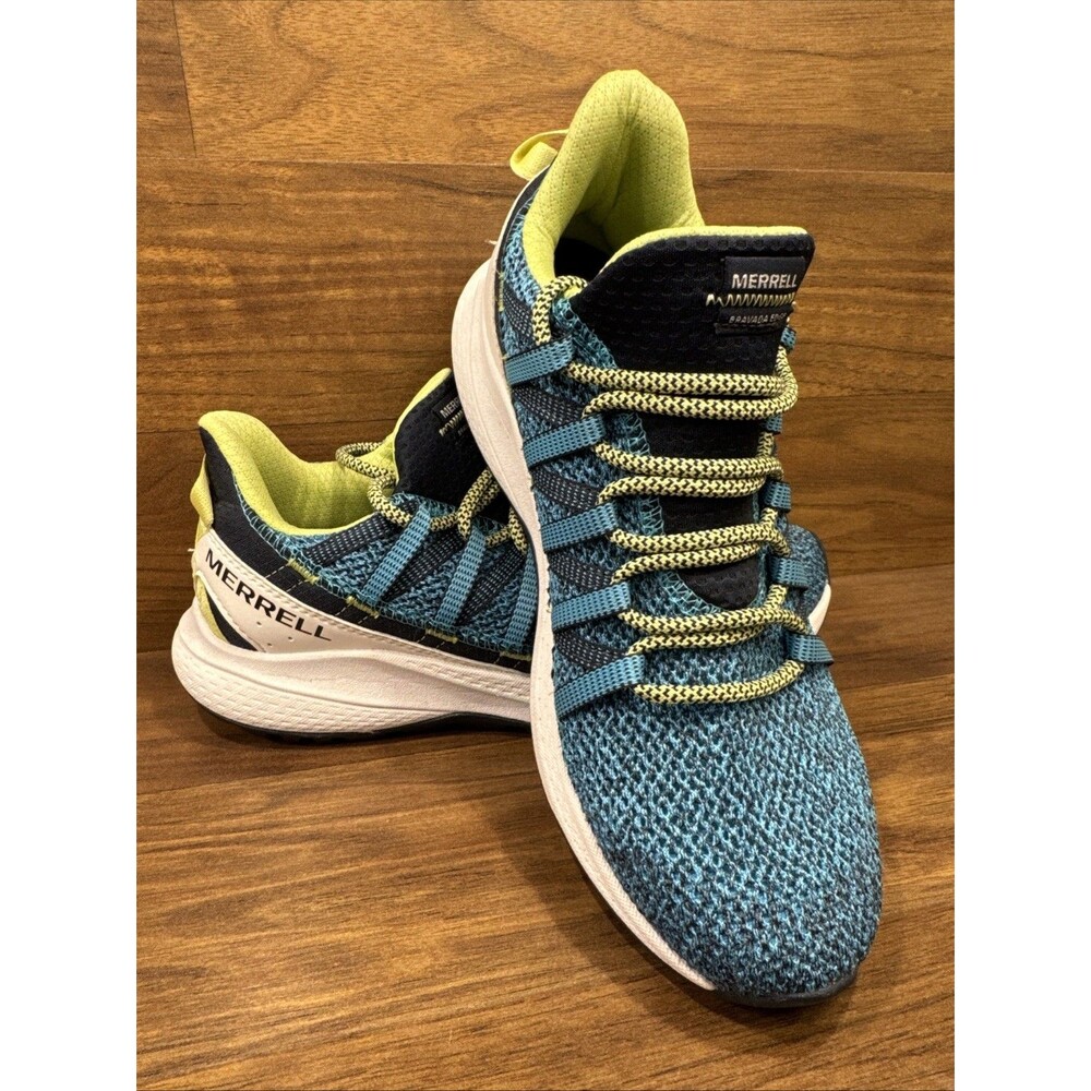 Merrell Shoes Women’s Size 8 Blue Mesh Bravada Edge Hiking Trail Sneakers